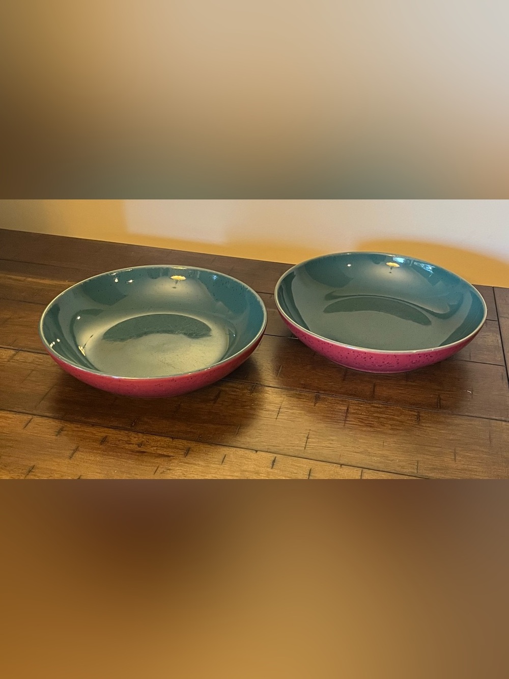 Denby Harlequin Individual Pasta Bowl 8.5" Set of 2